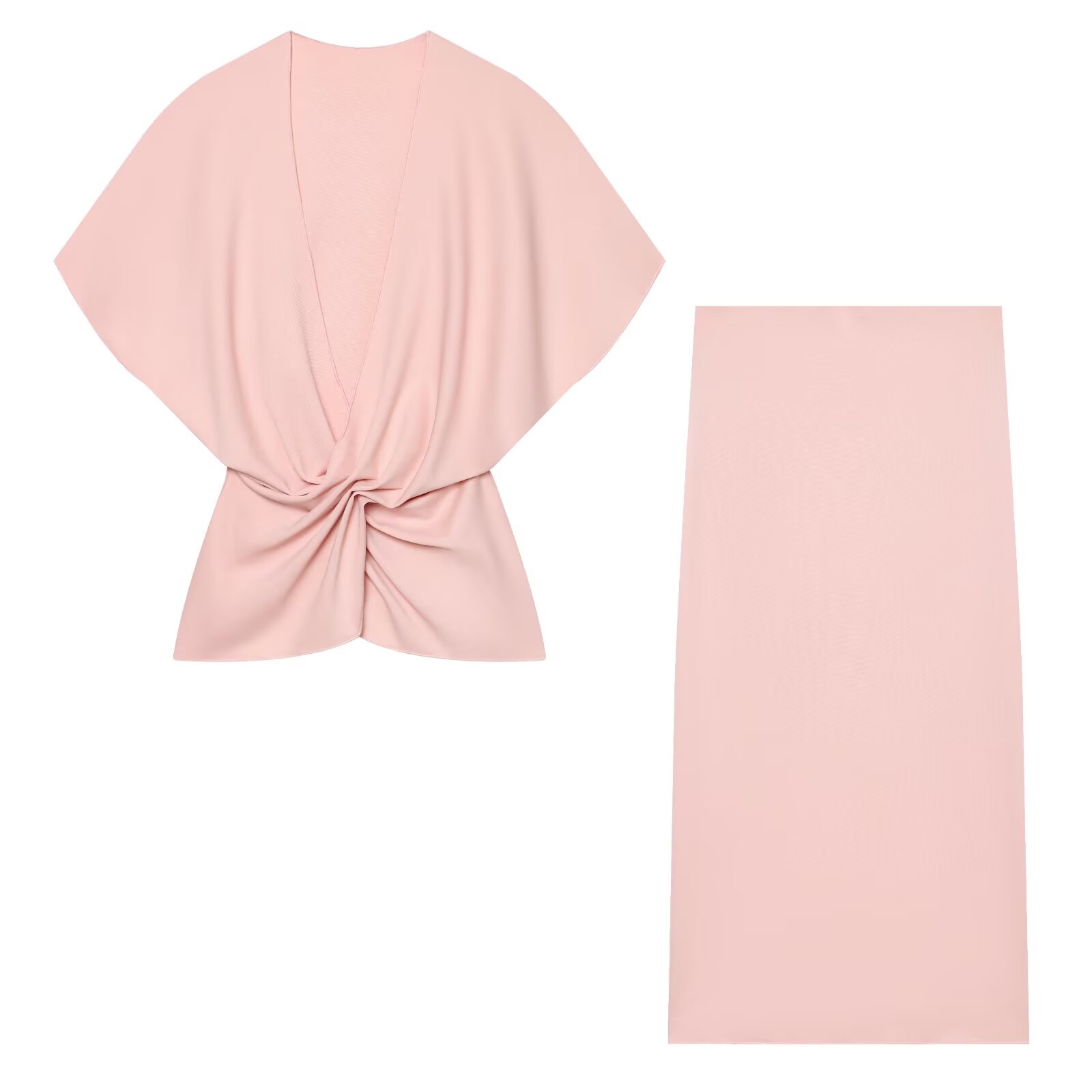 Formal Women'S Wear - 2026 Women Elegant Pink Two Piece