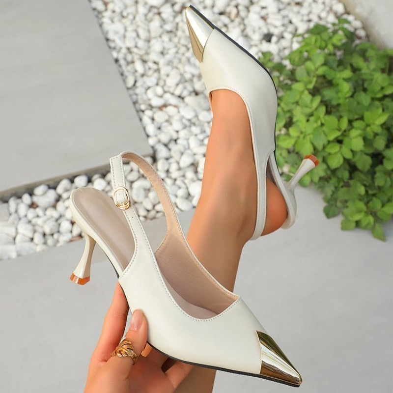 Kitten Heel Women - Women's Slingbacks Pointed Toe Kitten Heel