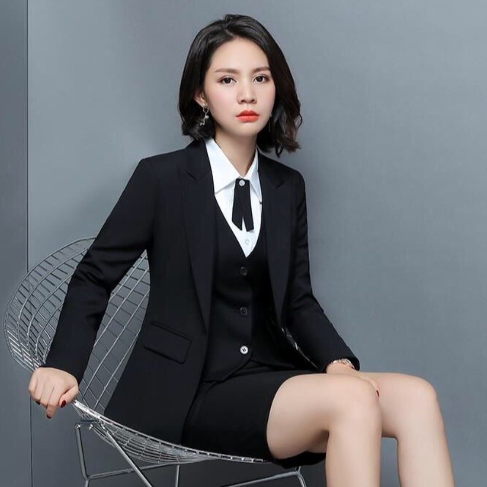 Elegant OL Fashion Business Ve - đánh giá và giá Women Formal Wear For Plus Size