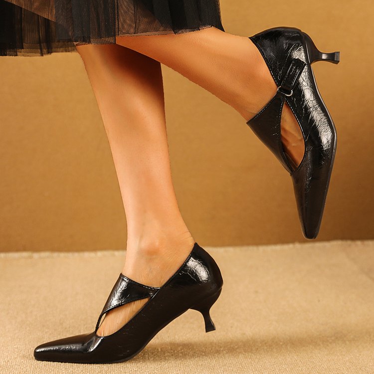 Women's Dark Retro Kitten Heel - đánh giá và giá Kitten Heel Women