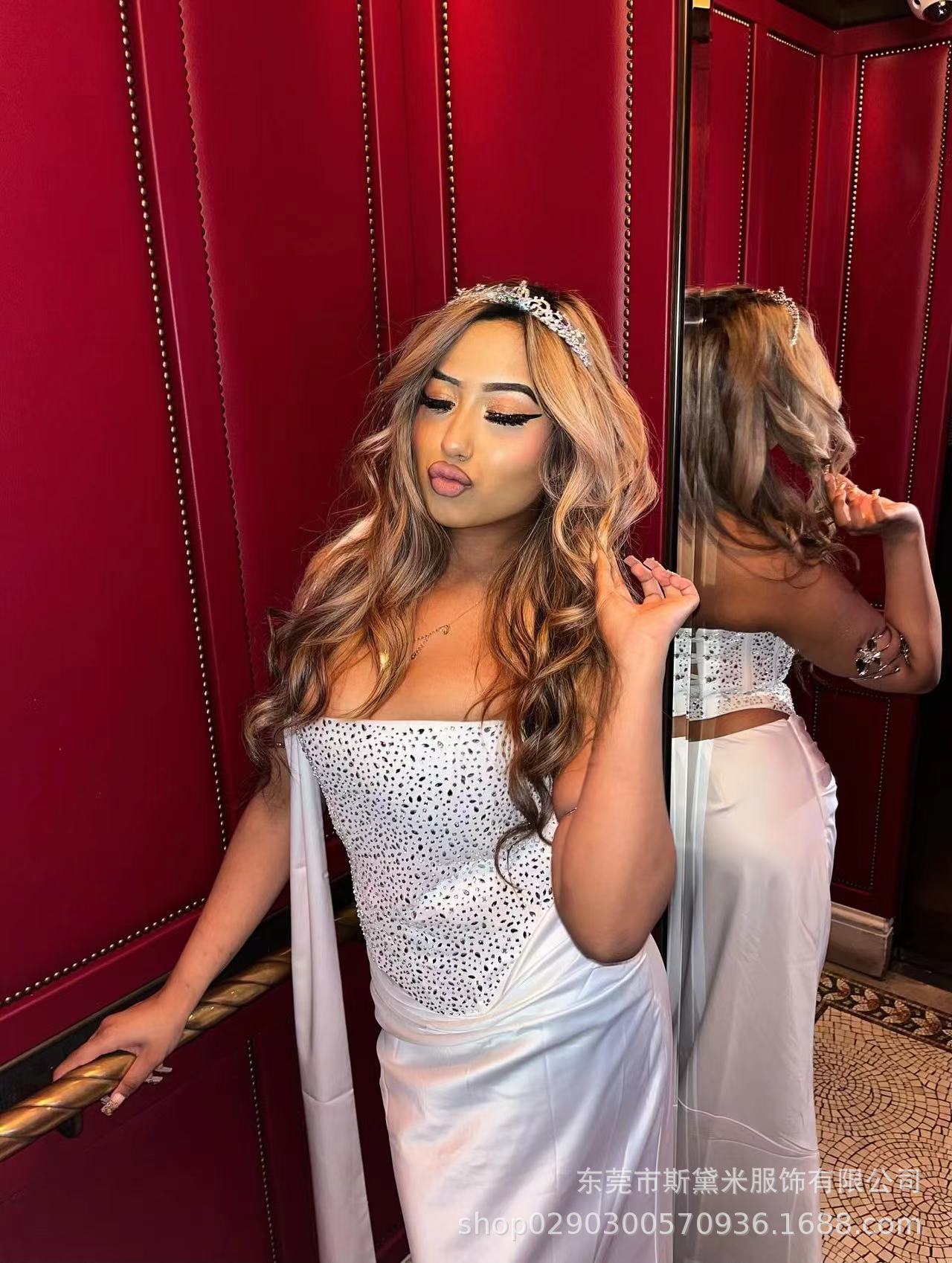 Sexy Mermaid Women Prom Dress  - đánh giá và giá Women Formal Wear With Skirt