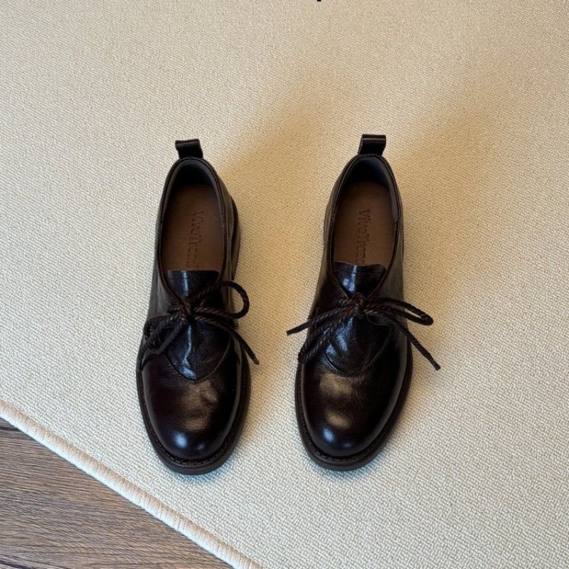 French Vintage Simple Lace-up  - đánh giá và giá Kitten Heel Women