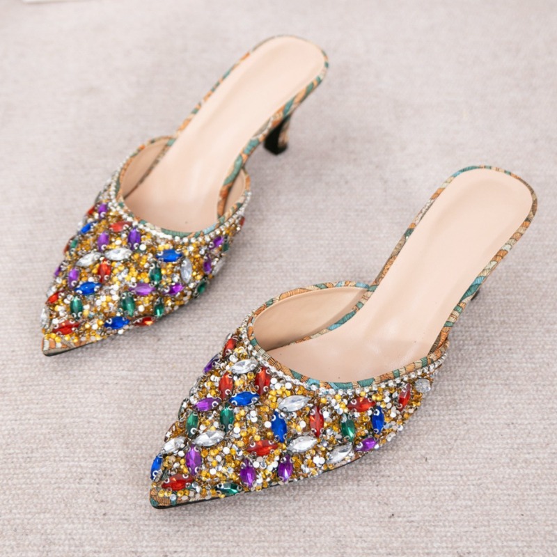 Luxury Rhinestone Kitten Heel  - đánh giá và giá Kitten Heel Women