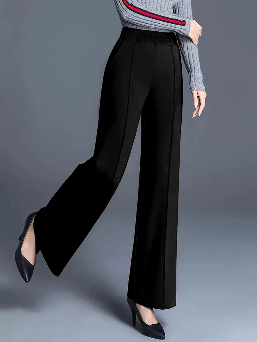 Women High Waist Wide Leg Pant - đánh giá và giá Women Formal Wear For Plus Size