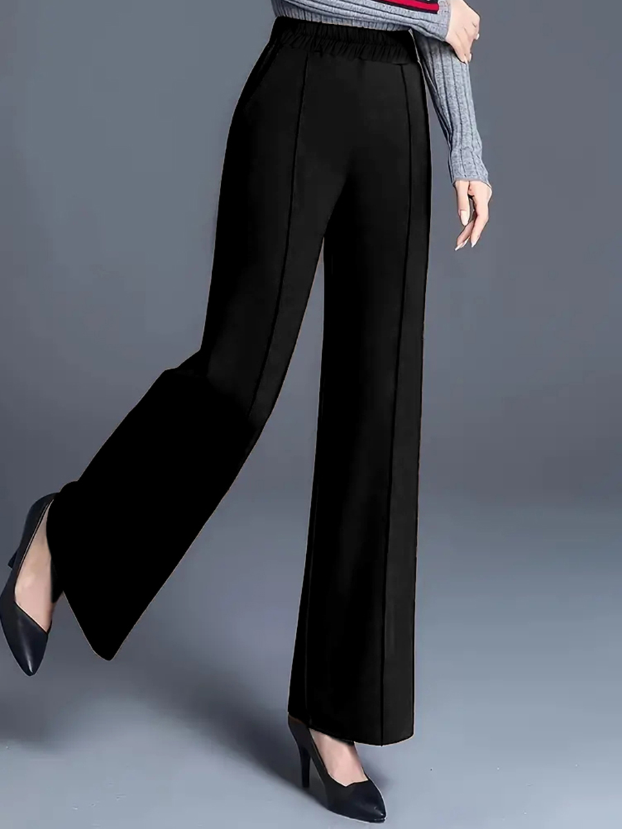 Women High Waist Wide Leg Pant - đánh giá và giá Women Formal Wear For Plus Size