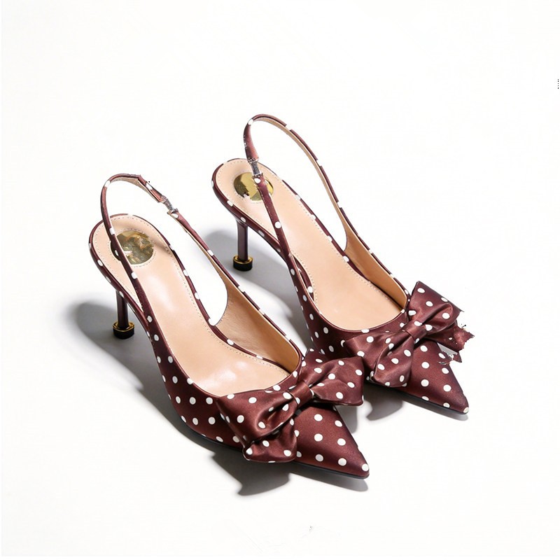 Women's Polka Dot High Heels S - đánh giá và giá Kitten Heel Women