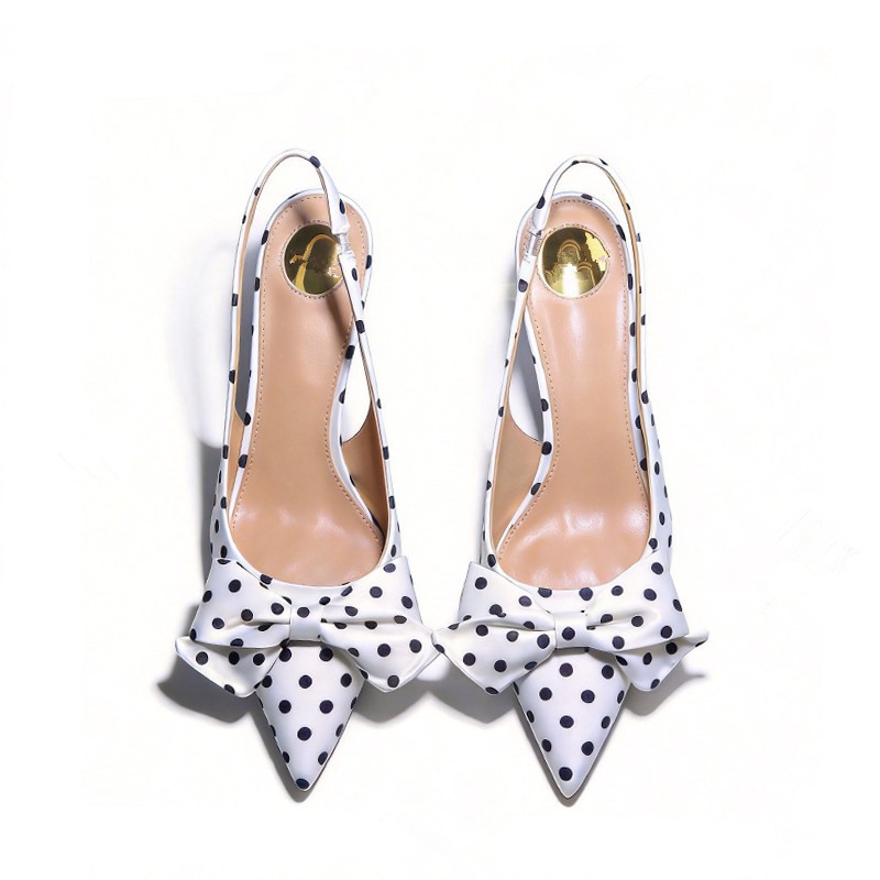 Women's Polka Dot High Heels S - đánh giá và giá Kitten Heel Women