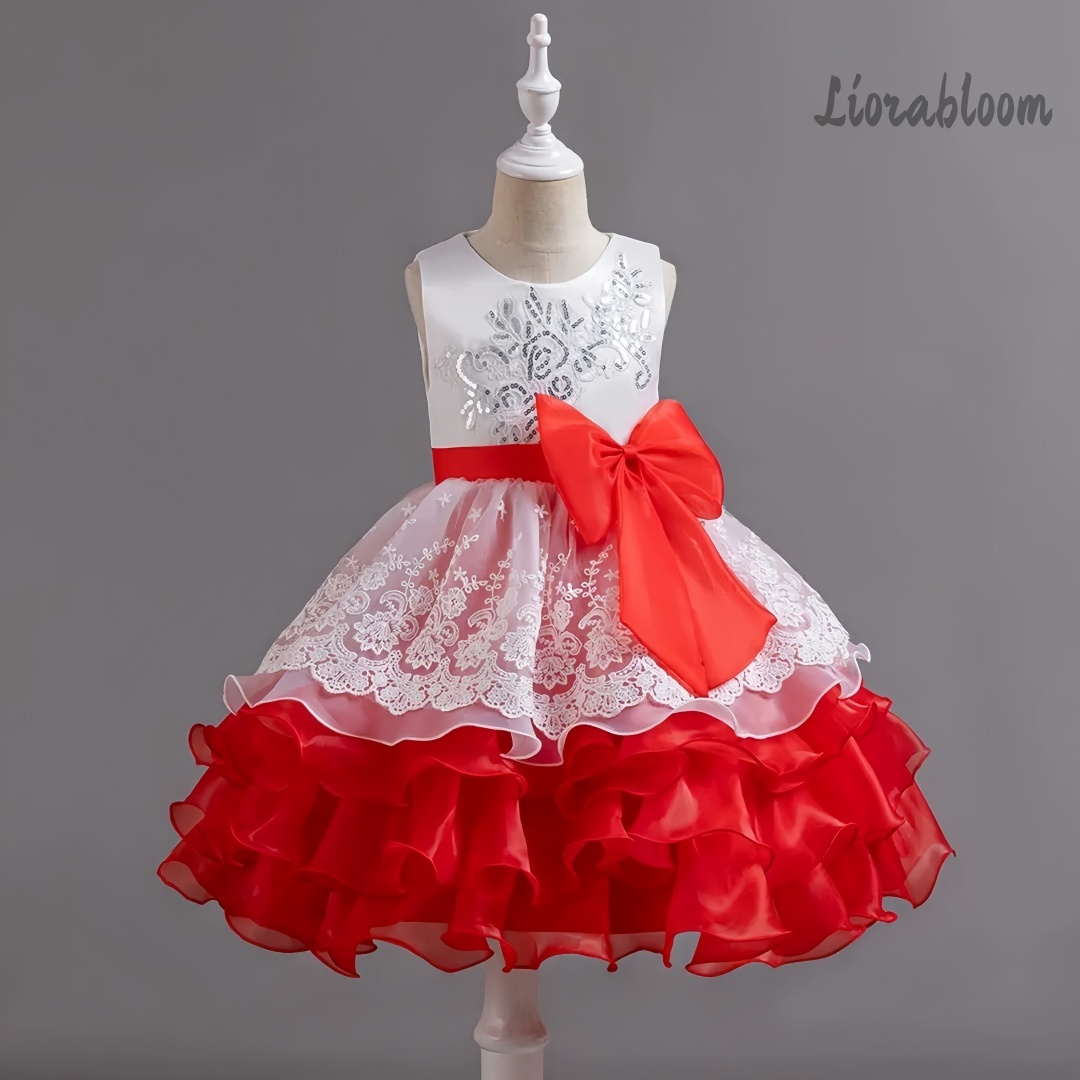 Girls' Dress With Large Bow Sl - đánh giá và giá Formal Women'S Wear