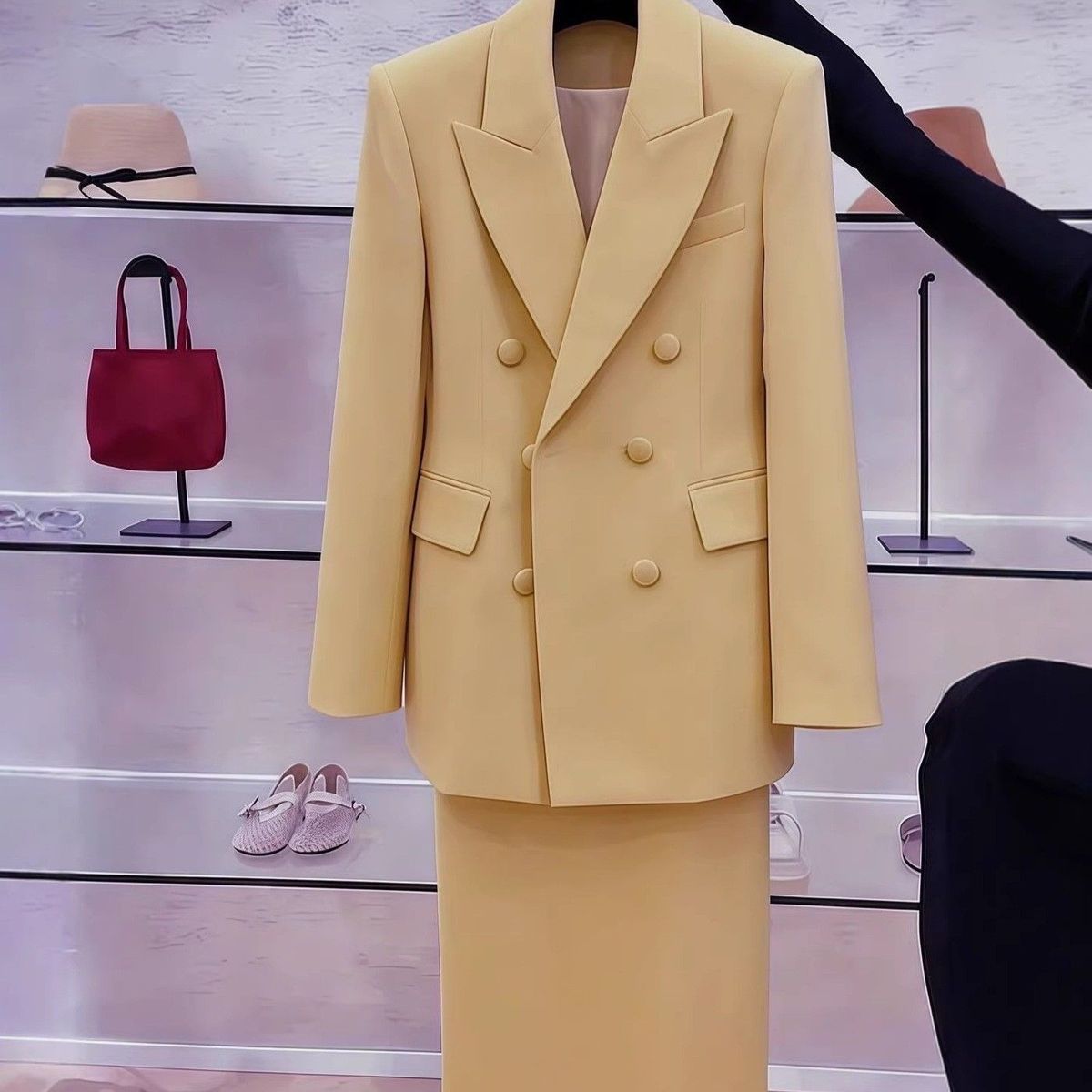 White Blazers Suits Set For Wo - đánh giá và giá Formal Women'S Wear